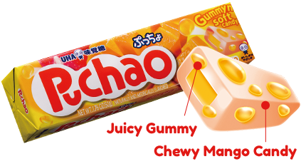Puchao Stick - Juicy Gummy and Chewy Mango Candy