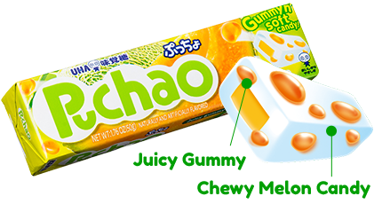 Puchao Stick - Juicy Gummy and Chewy Melon Candy